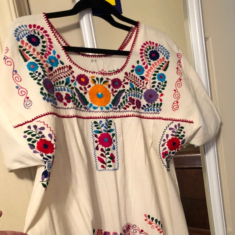Mexican Embroidered Dress